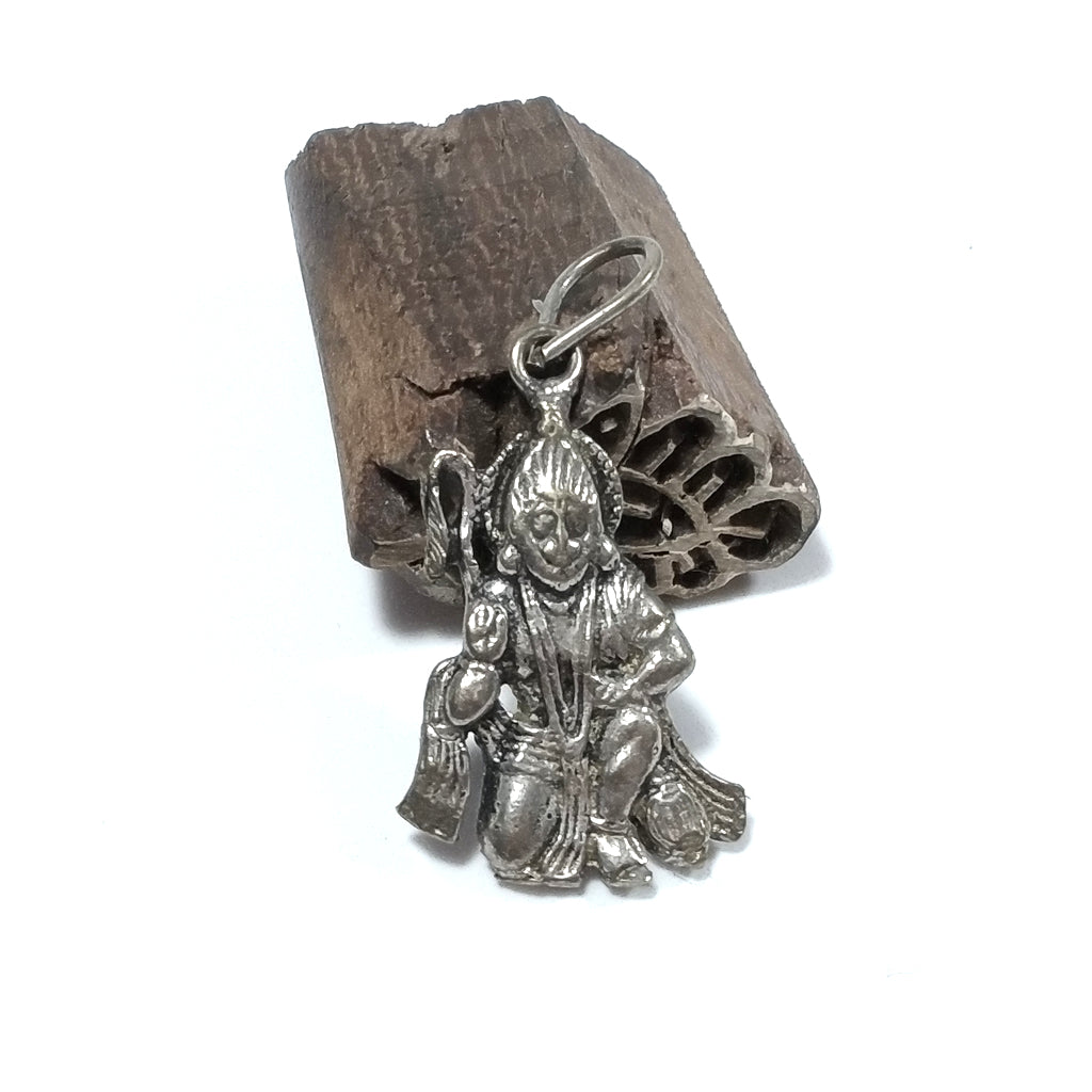 Hanuman  in argento