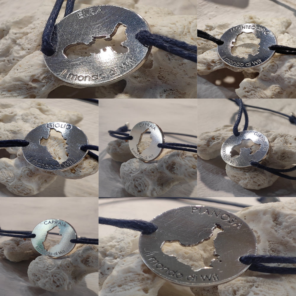 “Isole nel cuore”: Bracciale arcipelago toscano