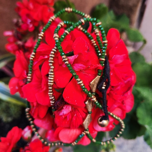Collana lunga artigianale in ottone - COMILLA