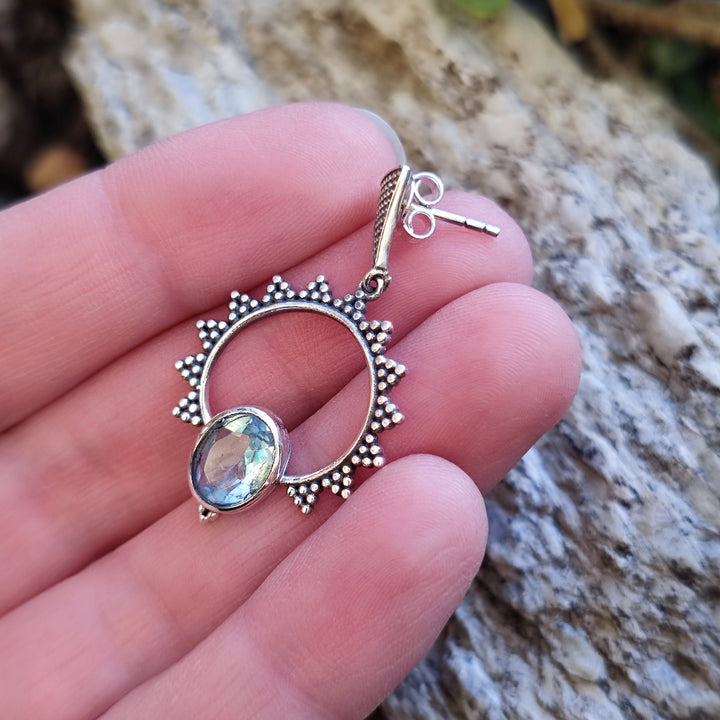 ORECCHINI in argento 925 con pietra - MOHINI