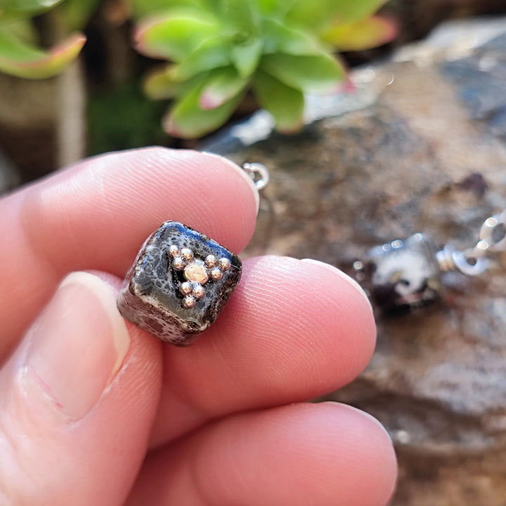 ORECCHINI etnici in argento 925 - RAKU