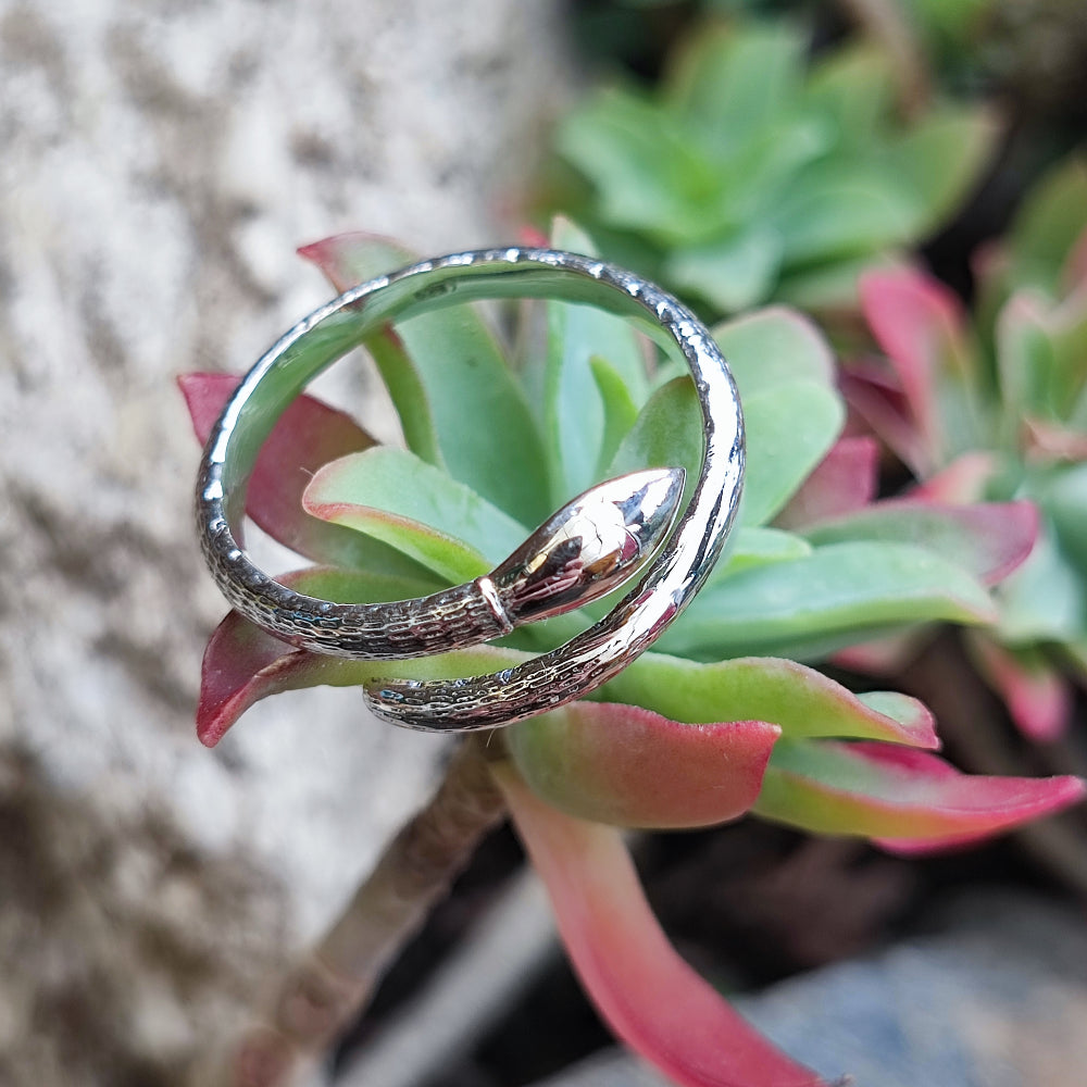Anello in argento 925 serpenti - HIRMA