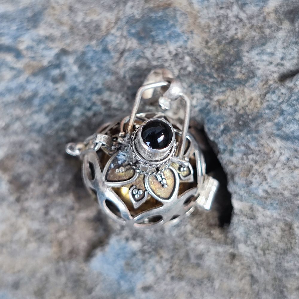 Ciondolo Chiama angeli in argento 925 con pietra - GABRIELE – immagine16