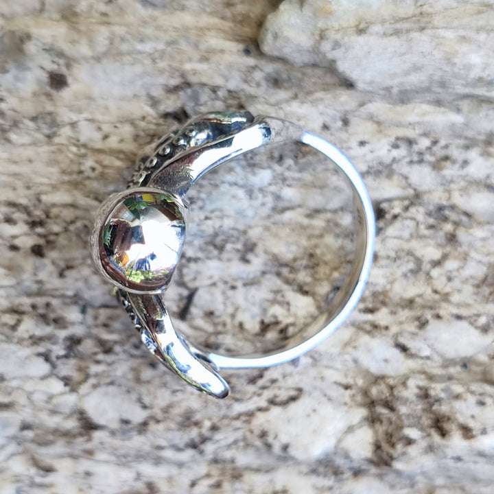 Anello con polpo artigianale in argento 925 - OCTO