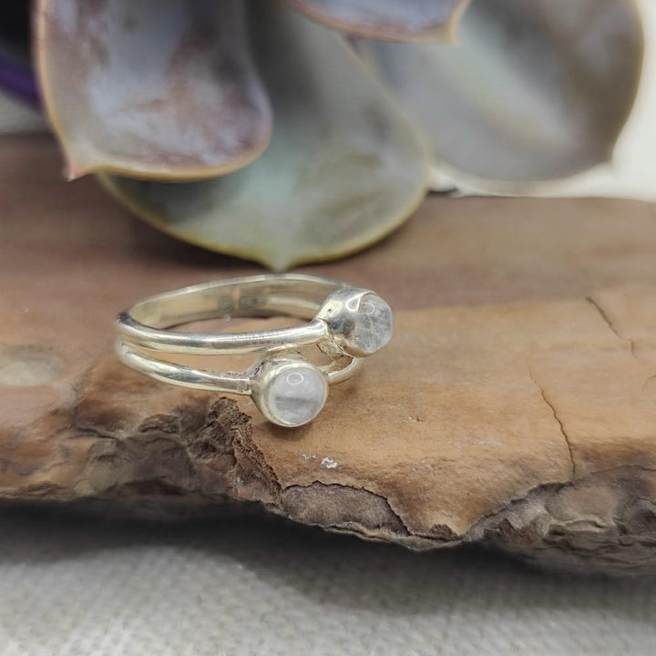 Anello artigianale in argento 925 con pietra - ICHPURAM