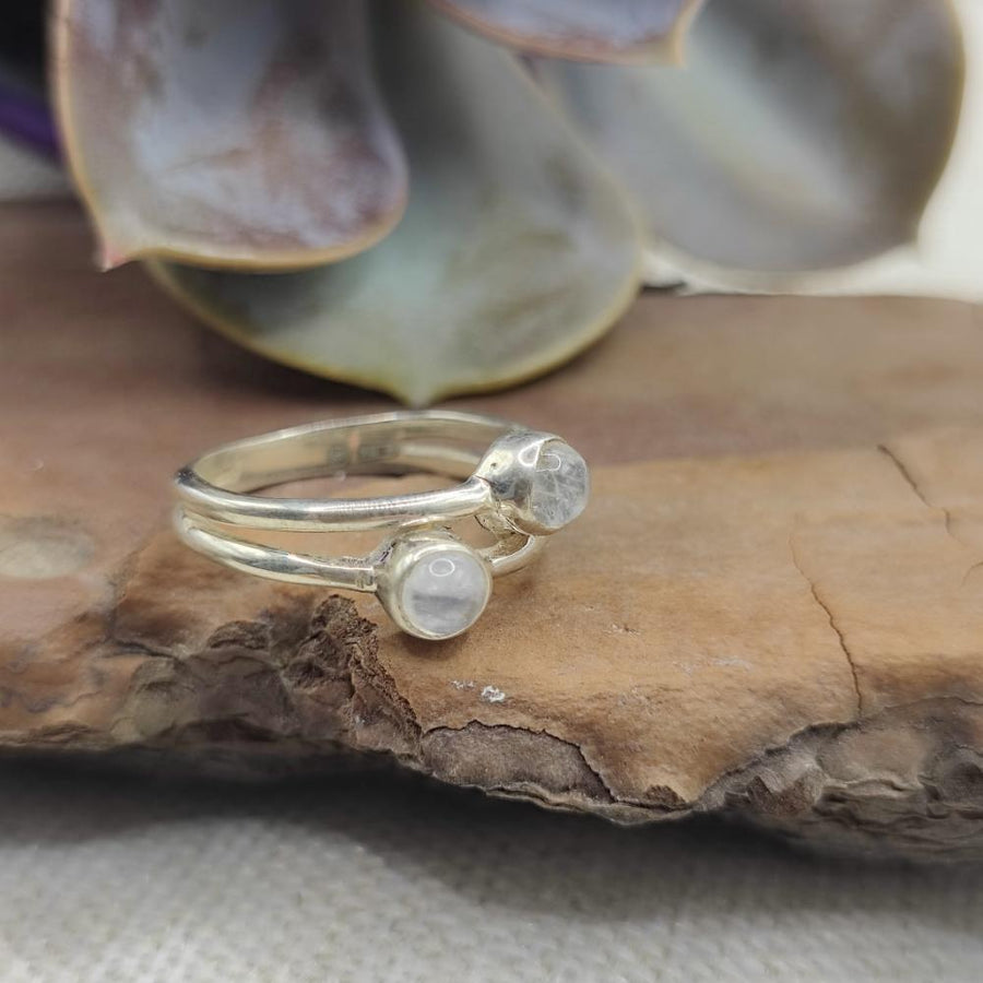 Anello artigianale in argento 925 con pietra - ICHPURAM