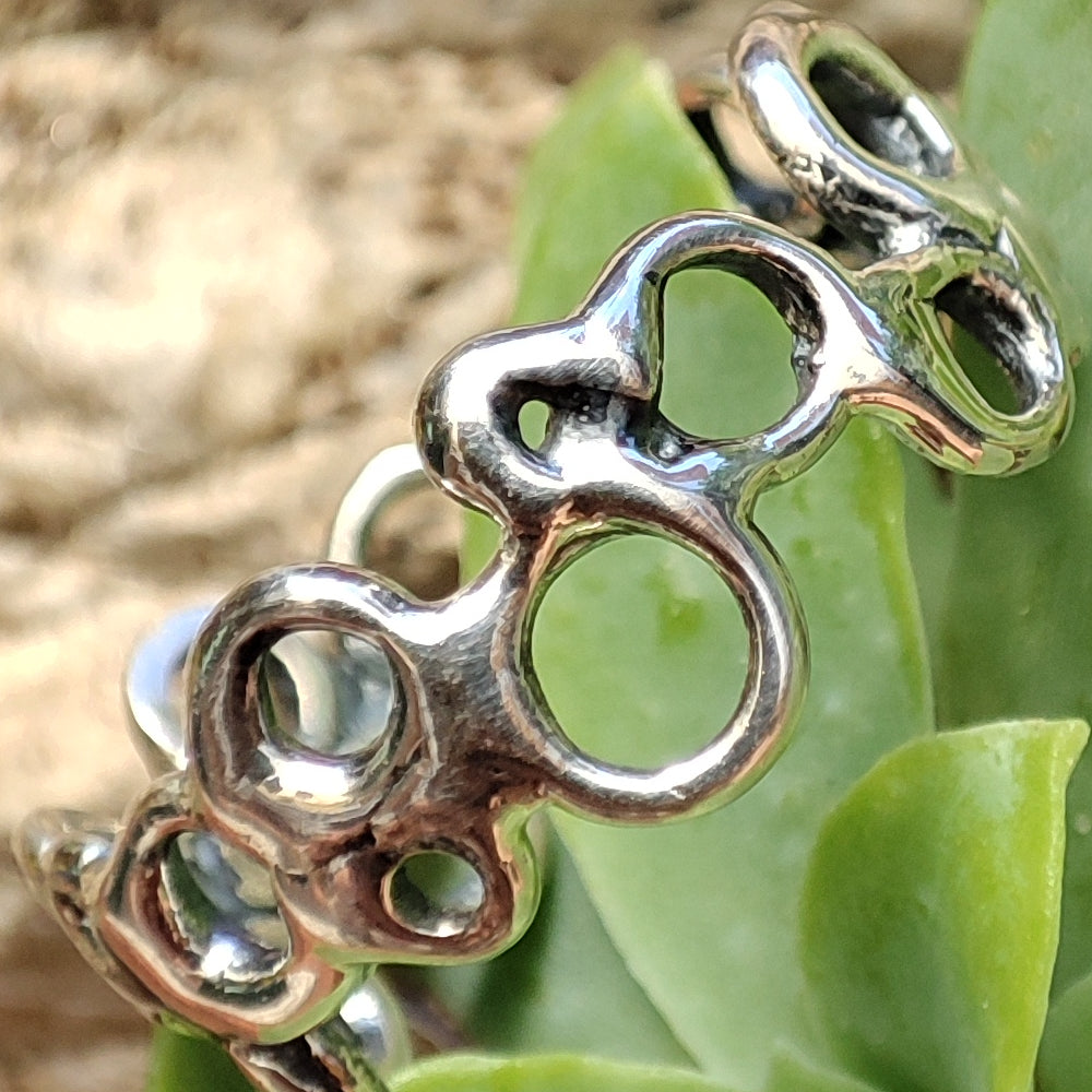Anello artigianale in argento 925 - NALBARI