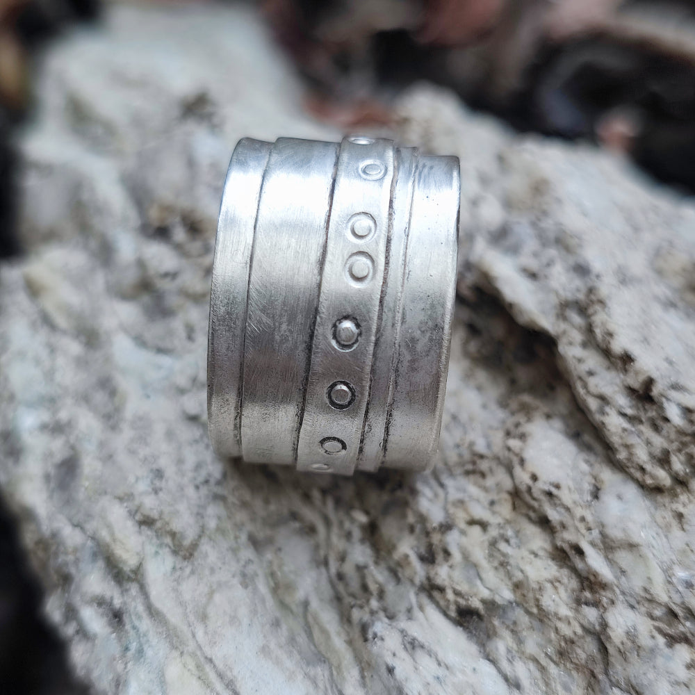 Anello a fascia in argento 925 - GADRA