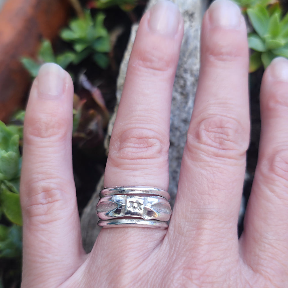 Anello a fascia in argento 925 - SHIVRAJPUR