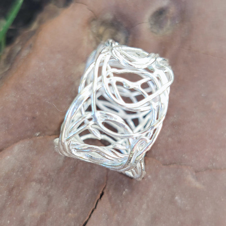 Anello in argento 925 artigianale - SHIVPURI