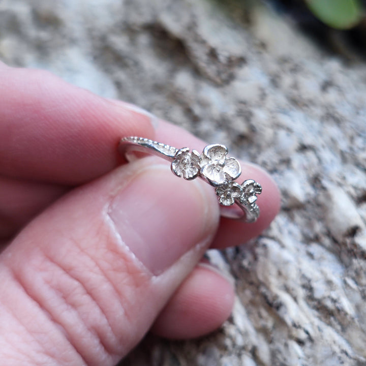 Anello etnico artigianale in argento 925 - BASRA