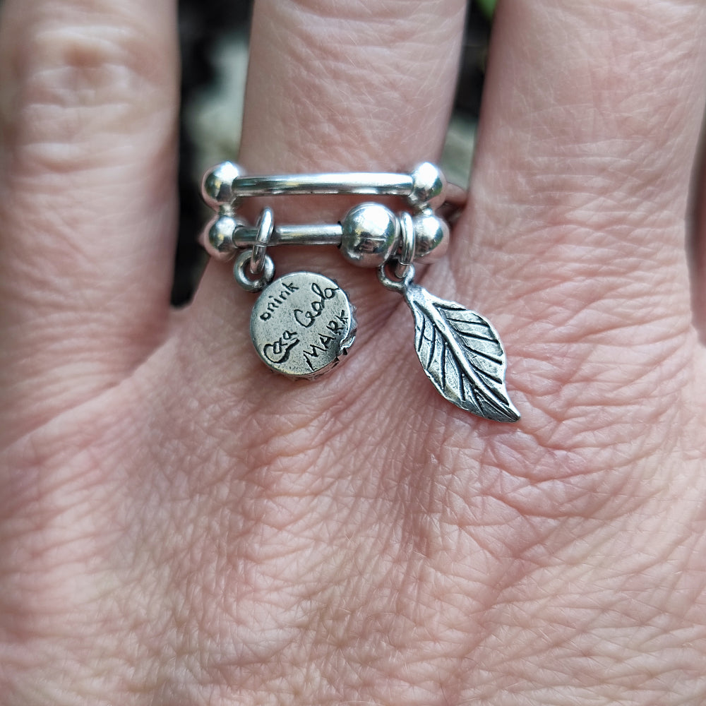 Anello in argento 925 con ciondoli - LISA