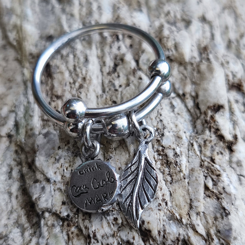 Anello in argento 925 con ciondoli - LISA