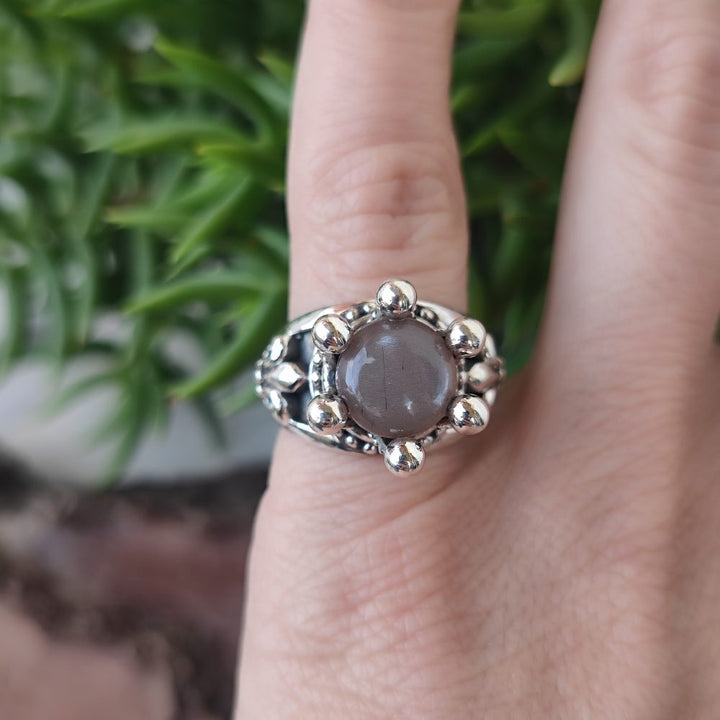 Anello corona in argento 925 con pietra - QUEEN