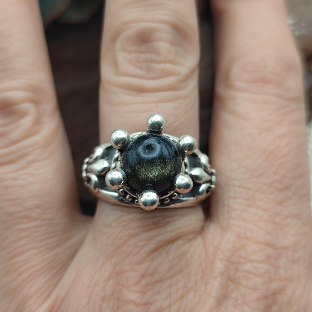 Anello corona in argento 925 con pietra - QUEEN