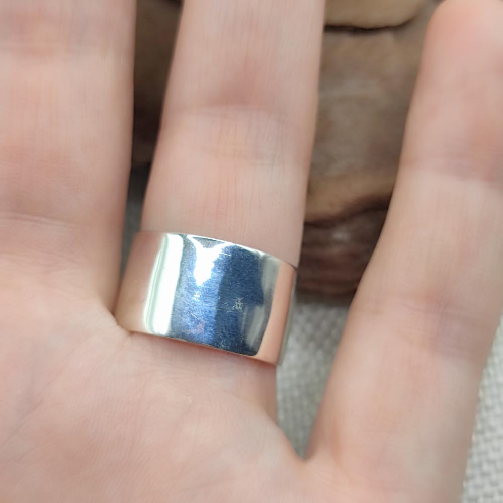 Anello a fascia alta con Isola d'Elba - Elba Island#materiale_argento-925