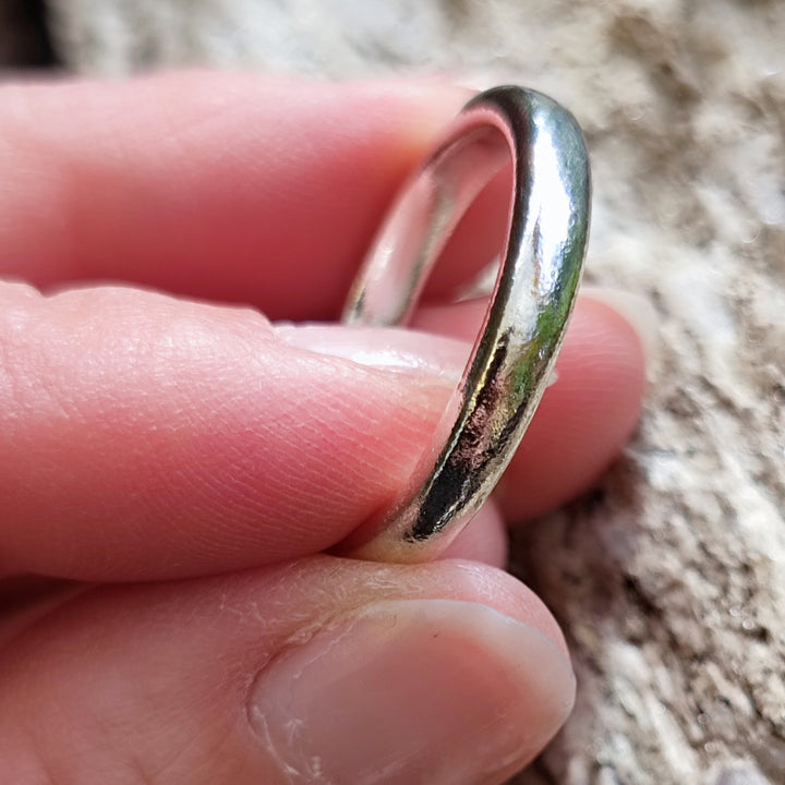 Anello a fascia in argento 925 - FEDE