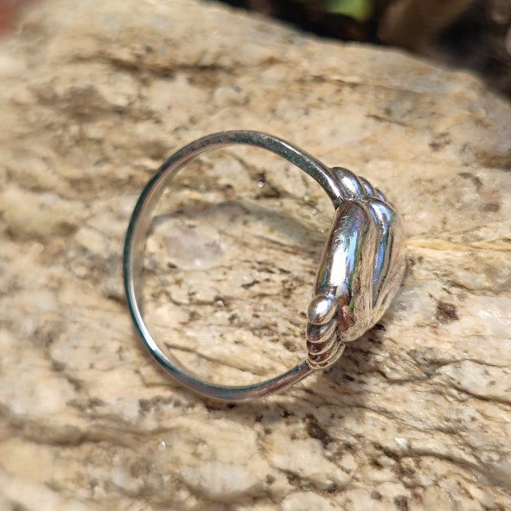 Anello in argento 925 con piedi - FOOT