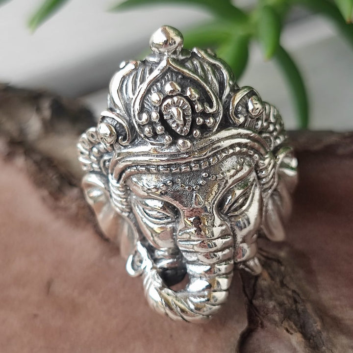 Anello in argento 925 con GANESH - DUDRA