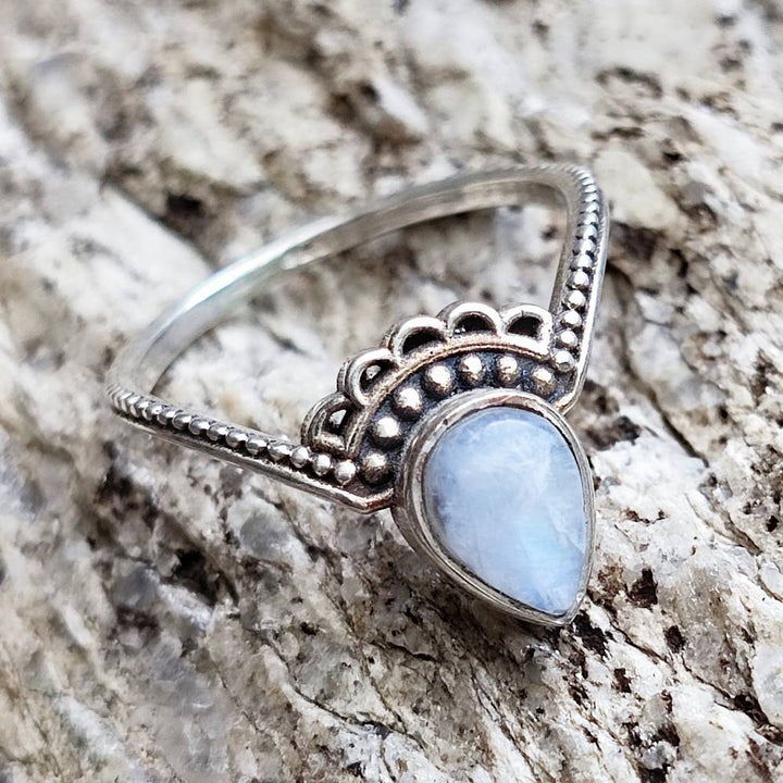 Anello in argento 925 con pietra - LUKWASA