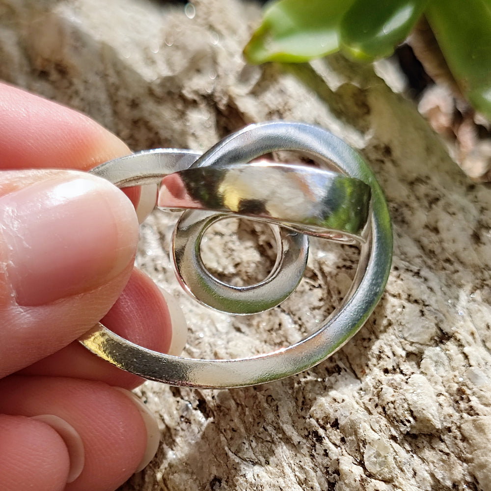 Anello design contemporaneo in argento 925 - MIRAYA