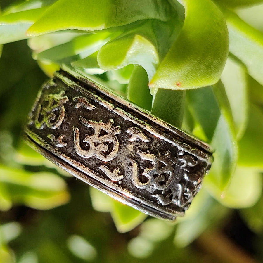 ANELLO a fascia in argento 925 OM - KASIMABAD