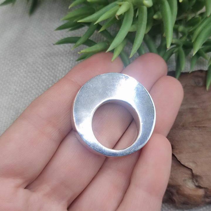 Anello fascia liscia in argento 925 - PAHARI
