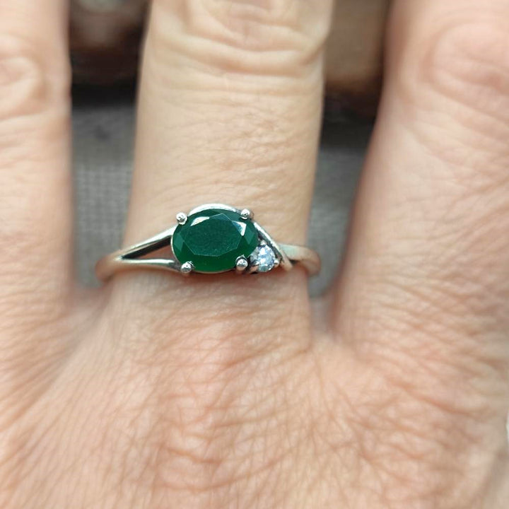 Anello in argento 925 con pietra - ANANTAPUR