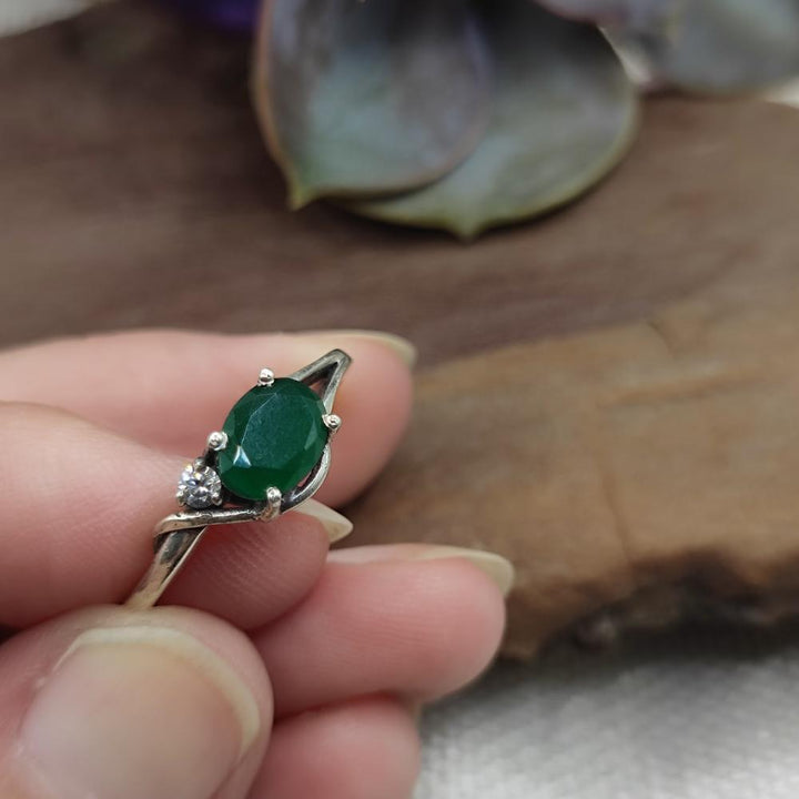 Anello in argento 925 con pietra - ANANTAPUR