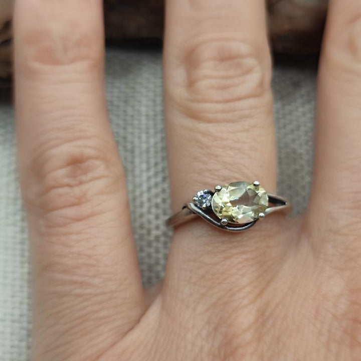 Anello in argento 925 con pietra - ANANTAPUR