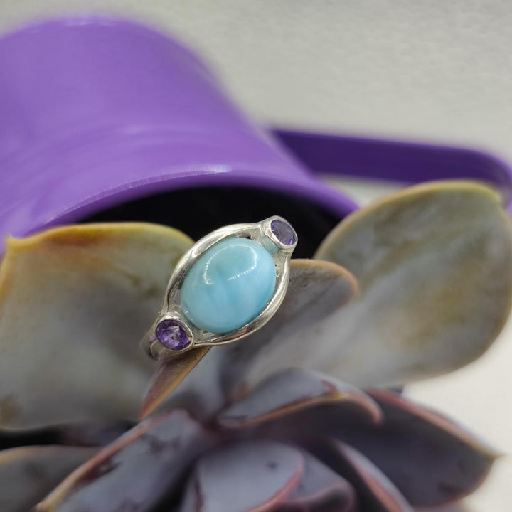 Anello in argento 925 con pietra - BHADRACHALAM