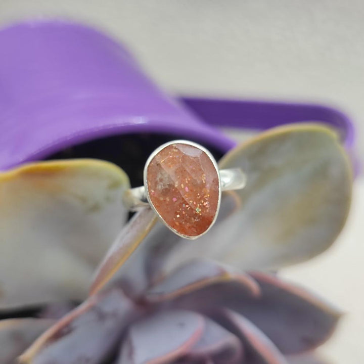 Anello artigianale in argento 925 con pietra - KAMANPUR