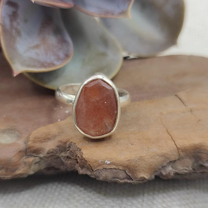 Anello artigianale in argento 925 con pietra - KAMANPUR