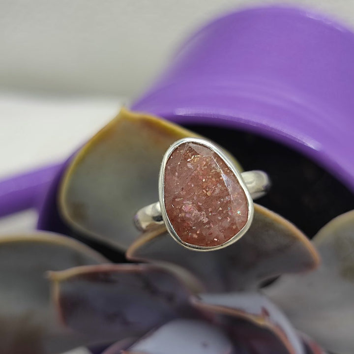 Anello artigianale in argento 925 con pietra - KAMANPUR