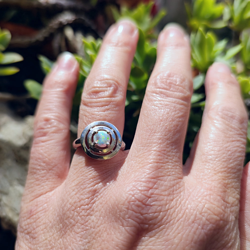 Anello con pietra in argento 925 - ARKOIL