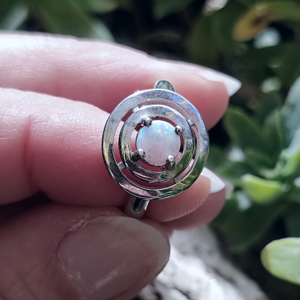 Anello con pietra in argento 925 - ARKOIL