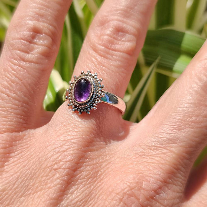 Anello con pietra in argento 925 - BILABAWADI