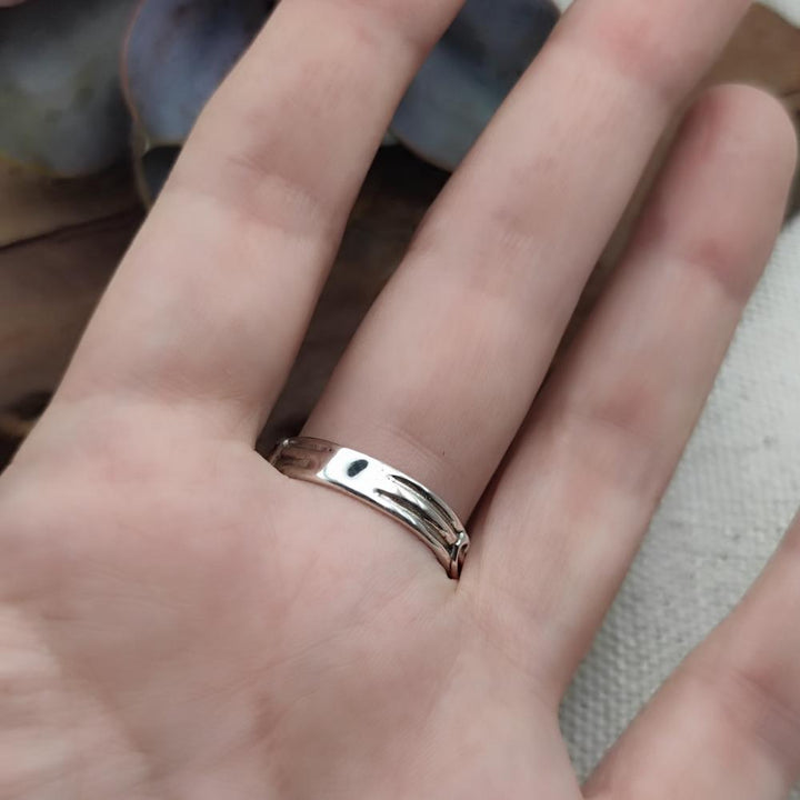 Anello artigianale in argento 925 con pietre - GATHAL