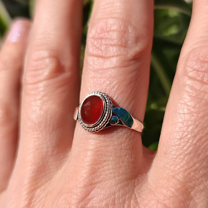 Anello con pietra in argento 925 - GOPHARU