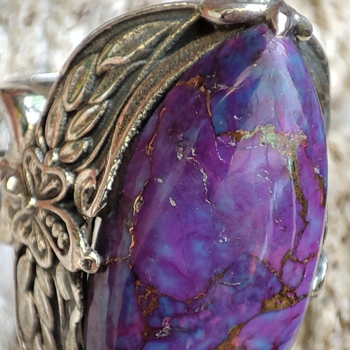 Anello etnico in argento 925 con pietra - GYARAM