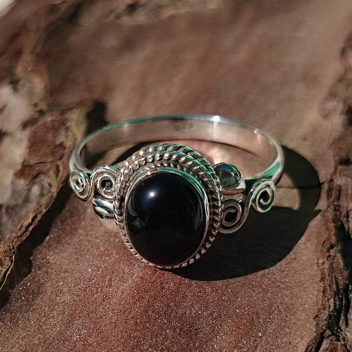 Anello con pietra in argento 925 - HALSERA