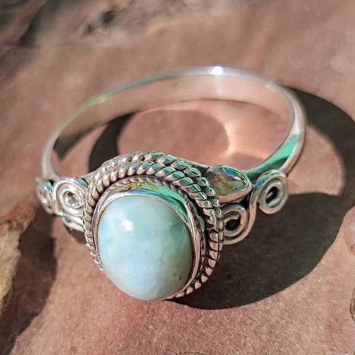 Anello con pietra in argento 925 - HALSERA