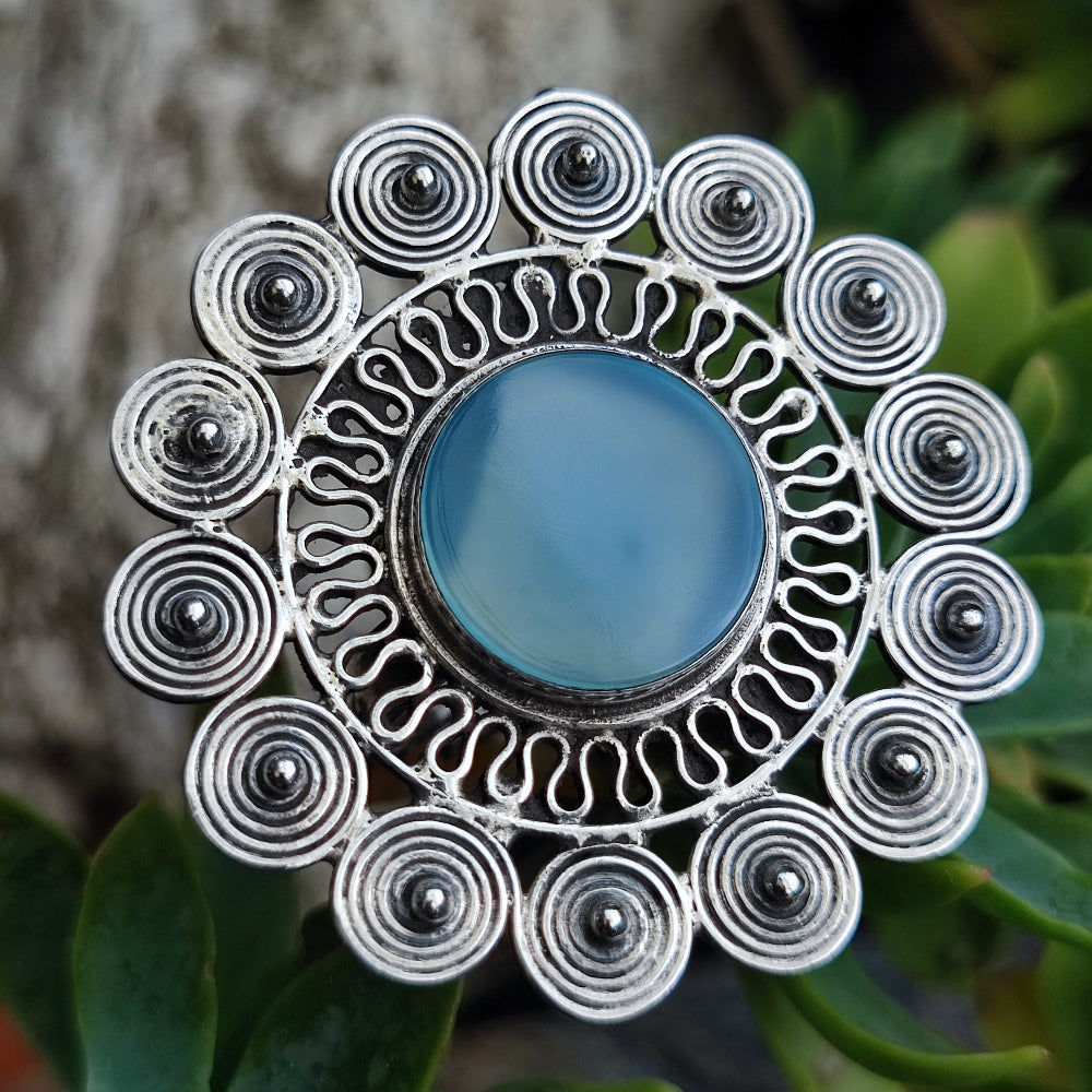 Anello con pietra in argento 925 - IMALIA