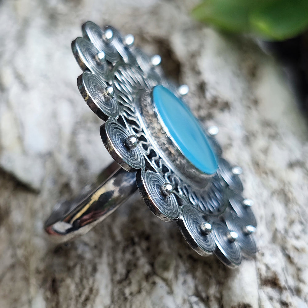 Anello con pietra in argento 925 - IMALIA