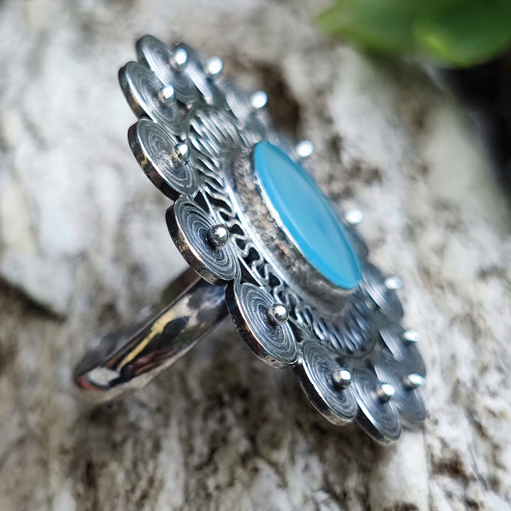 Anello con pietra in argento 925 - IMALIA