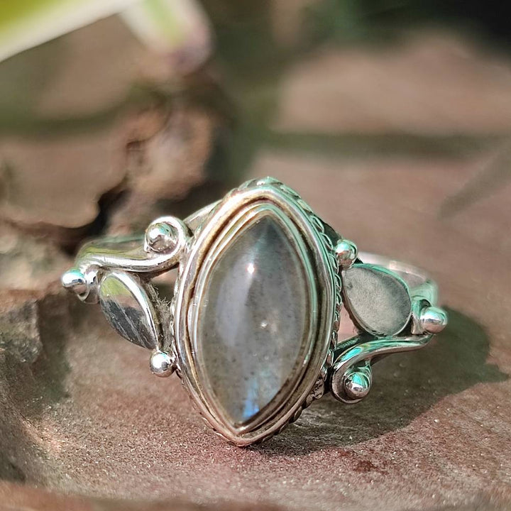 Anello in argento 925 con pietra - KHURA