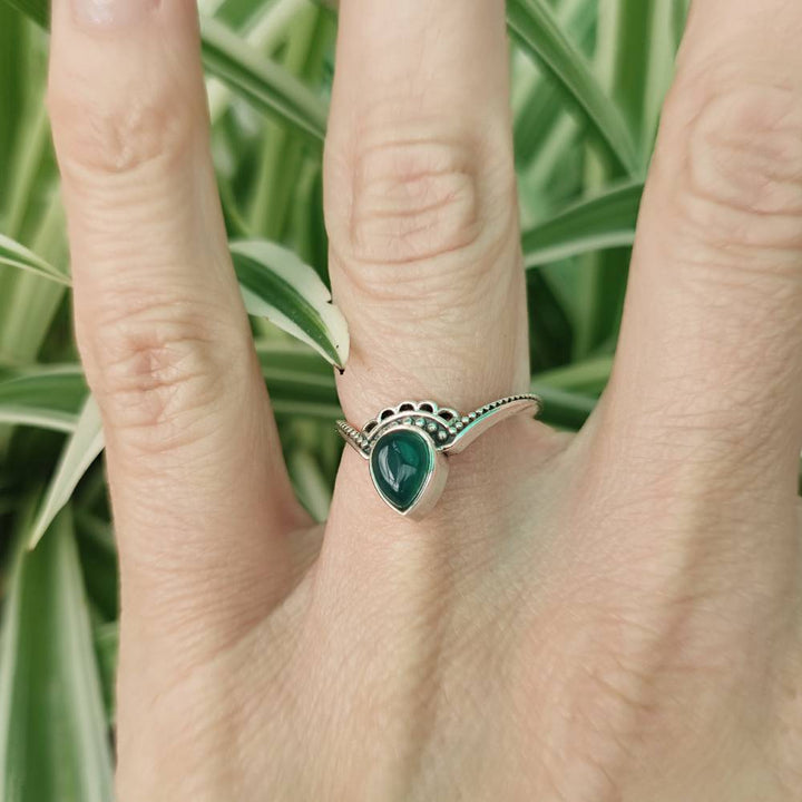 Anello in argento 925 con pietra - LUKWASA