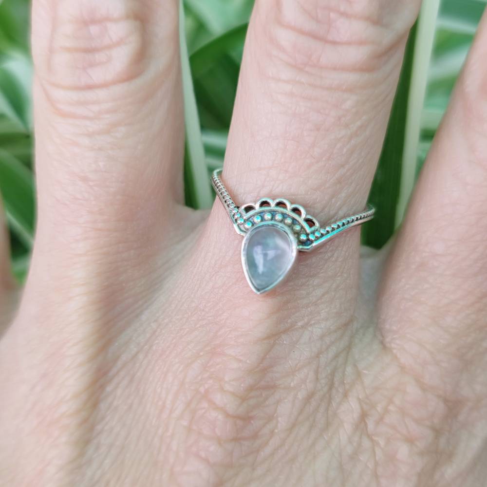 Anello in argento 925 con pietra - LUKWASA