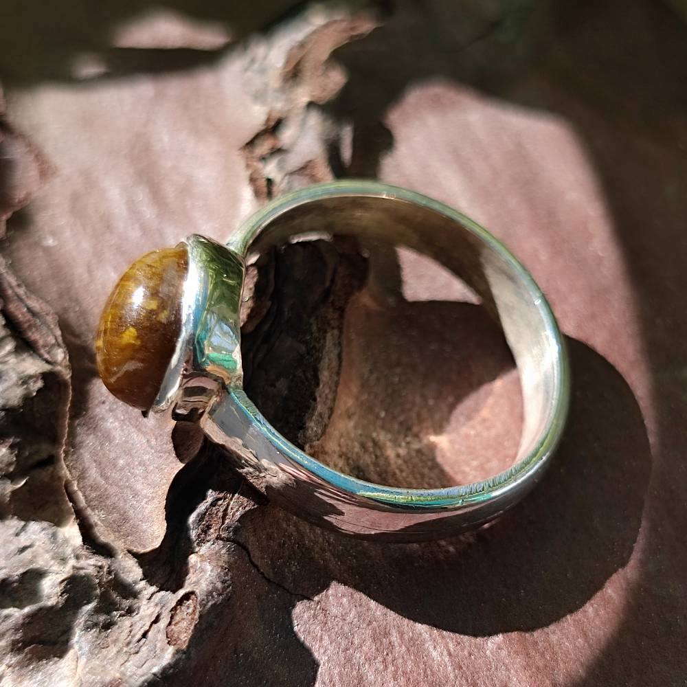 Anello con pietra in argento 925 - MAMLA