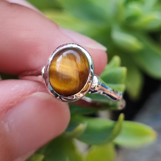 Anello in argento 925 con pietra - MUCHU